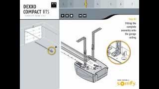 SOMFY  How to install a DEXXO COMPACT RTS English version [upl. by Yanffit968]