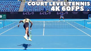 Felix AugerAliassime HIGH INTENSITY Practice With Gabriel Diallo 2023  Court Level 4K 60FPS [upl. by Andeee494]