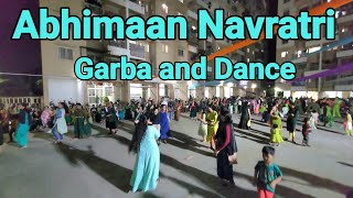 navratri dance garba video abhimaan township [upl. by Conlon621]