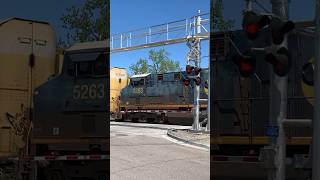 CSX Train With Blue DPU Auto Racks Train In Ohio JawTooth Shorts [upl. by Dermott892]