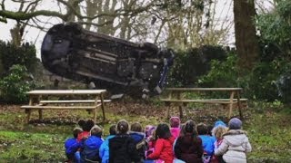 Too much Shocking speeding advert shows children getting crushed by car [upl. by Sheri287]