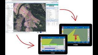 Export hranice z LPIS do navigace Trimble GFX750 [upl. by Llenrad427]