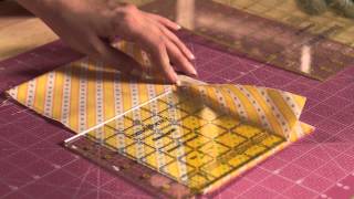 Quilty Boot Camp How to Cut Strips Accurately [upl. by Nosille305]