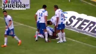 Puebla vs Morelia 32 Jornada 7 Apertura 2014 Debut de quotEl Chelisquot [upl. by Ydnolem]