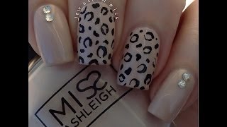 Cheetah Print Nail Art Tutorial [upl. by Schoenburg]