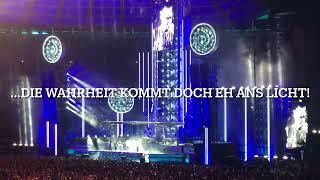 Rammstein Berlin 2023  Bösen Zungen glaubt man nicht…❤️❤️ [upl. by Giark]