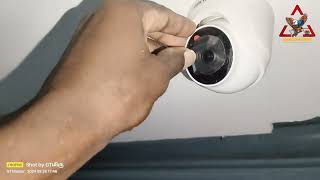 HIKVISION 5MP CAMERA INSTALLATION IN CHENNAI CAKES BAKERY [upl. by Lleihsad]