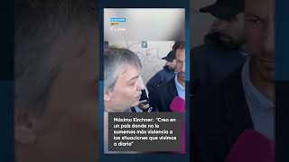 VOTÓ MÁXIMO KIRCHNER quotHay dos proyectos de país muy clarosquot  Telefe Noticias [upl. by Aryhs888]