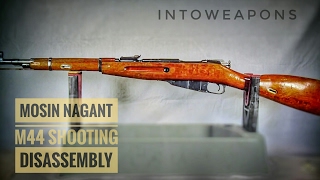 Mosin Nagant M44  Shooting amp Disassembly [upl. by Llemmart]