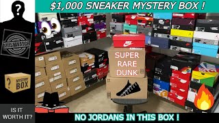 NO JORDANS in this 1000 Mystery Box from Sneaker Reseller  W or L [upl. by Arreis]