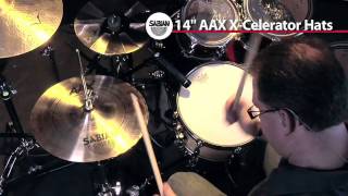 Sabian 14 AAX XCelerator Hats Hihat Cymbals [upl. by Gotcher]