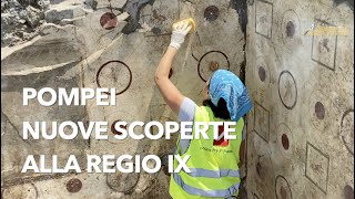 Pompei nuovi scavi archeologici alla Regio IX due ambienti affrescati e la fine di tre abitanti [upl. by Yojenitsirk72]