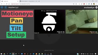 Control Pan Tilt Camera in Motioneye [upl. by Hpotsirhc]