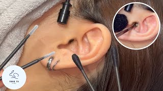 ASMR  No Talking Real Person Ear Cleaning  話さずにリアルな人の耳掃除 [upl. by Grosberg]