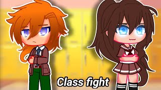 Class fight  GCMV  Soukoku School AU  BSD  ft Atsushi Rimbaud amp Verlaine [upl. by Llehsyt]