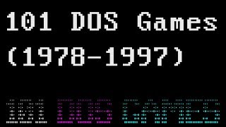 101 MS DOS GAMES 19781997 [upl. by Osi]