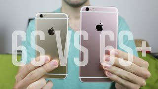 iPhone 6S VS iPhone 6S Plus  Lequel choisir  Comparatif [upl. by Oman]