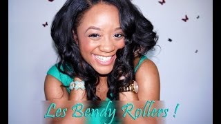 Des boucles volumineuses sans chaleur  Bendy Rollers ❤  CeriseDaily ❤ [upl. by Asirram]