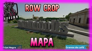 MAPA FARMINOPOLIS  ROW CROP INSTALADO  FS22 [upl. by Dnalyag]