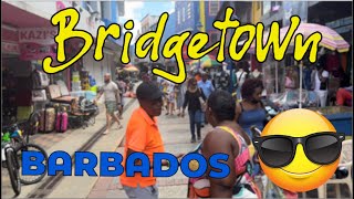 Bridgetown walking tour ✨☀️🇧🇧 4K City Walk ✨ Barbados [upl. by Alban]