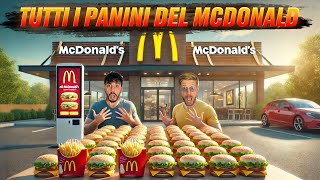 PROVIAMO TUTTI I PANINI ESISTENTI DEL MENÙ DEL MC DONALD  MAMMA MIA QUESTA VOLTA STIAMO GODENDO [upl. by Ennaesor]