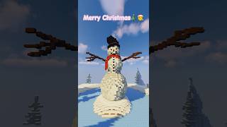 Merry Christmas🎄🎅 christmas minecraft minecraftshorts [upl. by Cramer]