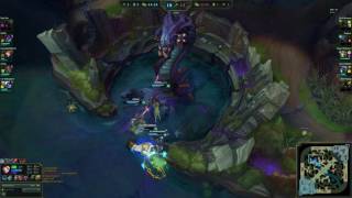 Nice Riven 1vs4 Quad at Baron [upl. by Anileda]