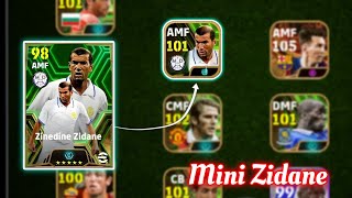 Z ZIDANE IN EFOOTBALL 2024 MOBILE [upl. by Haiasi476]