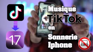 Comment mettre une musique TIKTOK en sonneries IPHONE SANS PC GRATUIT [upl. by Seugirdor303]