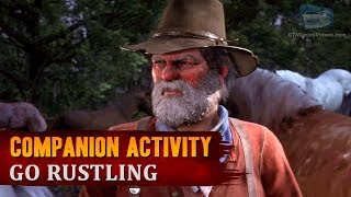 Red Dead Redemption 2  Companion Activity 14  Rustling Uncle [upl. by Kilmarx]