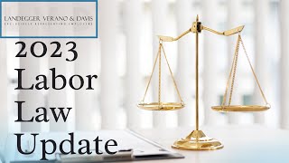 Labor Law Update 2023  Employment Law Update 2023  Employment Law Attorney [upl. by Eng295]