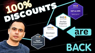 Free AWS Certification Voucher  Tech Courses  100  Free AWS certification Voucher [upl. by Phillipe]