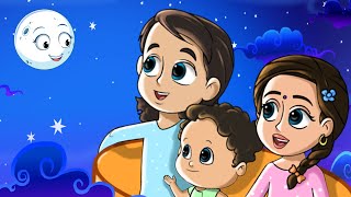 Chanda Mama Door Ke  चंदा मामा  Hindi Nursery Rhymes  FunForKidsTV [upl. by Welch]