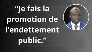 “Je fais la promotion de l’endettement public” [upl. by Ollehto]