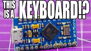 How To Turn An Arduino Into A USB Keyboard Or Mouse  ATMega32U4 [upl. by Llerraf]