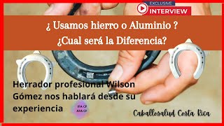 📌Herraduras de Hierro o Herraduras de Aluminio📌 Cual será la mejor opción para aplicar al caballo❓ [upl. by Ainattirb248]