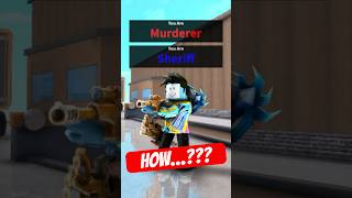 SHERIFF and MURDERER in MM2 Roblox roblox mm2 murdermystery2 [upl. by Herrmann308]