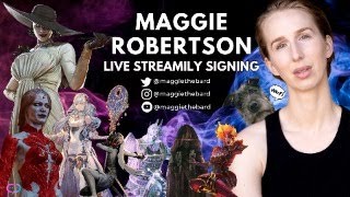 Maggie Robertson Live Signing April 8th  1pm PT [upl. by Urbana]