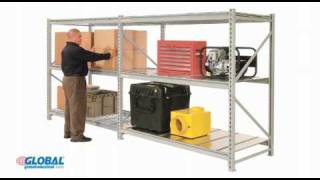 Globalindustrialcom High Capacity Bulk Rack Shelving [upl. by Archambault]