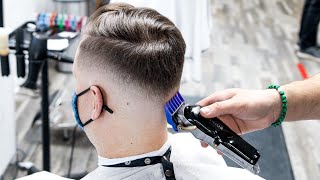 TUTORIAL PARA BARBEROS  CORTE DE LADO COMBOVER FADE [upl. by Spiegelman]