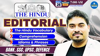 The Hindu Analysis  The Hindu Editorial  26 July 2024  The Hindu Editorial by Satyendra Tiwari [upl. by Vola]