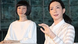 日本科学未来館､最先端の人型ロボット公開＝子ども型アナウンサーロボ登場 [upl. by Oremar467]