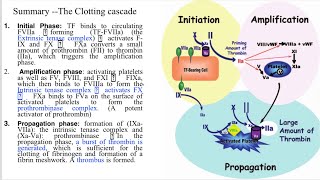 Coagulation cascade and cofactorsanticlotting mechanismsTFPIbleeding disorder شرح مُفصل [upl. by Lednek782]