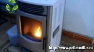 Wood Pellet Burner Wood Pellet Stoves [upl. by Enylecoj595]