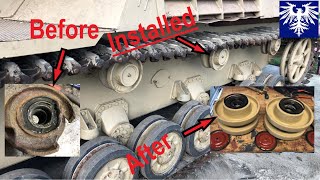 NASHORN RESTORATION return roller repairs from TANK HUNTER [upl. by Aleicarg]