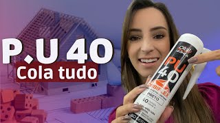 Pu 40 a cola que cola tudo na sua construção [upl. by Anawot]