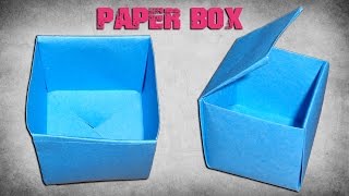 How to Make a Paper Box Easy Origami Paper Crafts for Beginner Creators [upl. by Almallah]