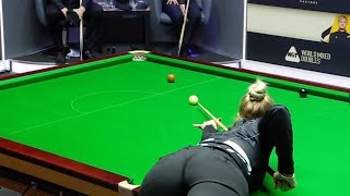 SNOOKER REANNE EVANS SHOWS HER SKILLS 2024  WORLD MIXED DOUBLES  BRECEL EVANS ROBERTSON [upl. by Nodab]