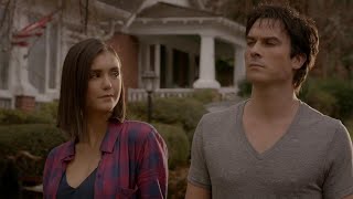 The Vampire Diaries 8x16 Finale Damon and Elena Human Together HD [upl. by Ellehciram]