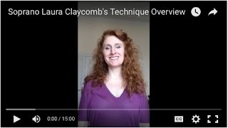 Soprano Laura Claycombs Breathing Technique Overview [upl. by Derayne]